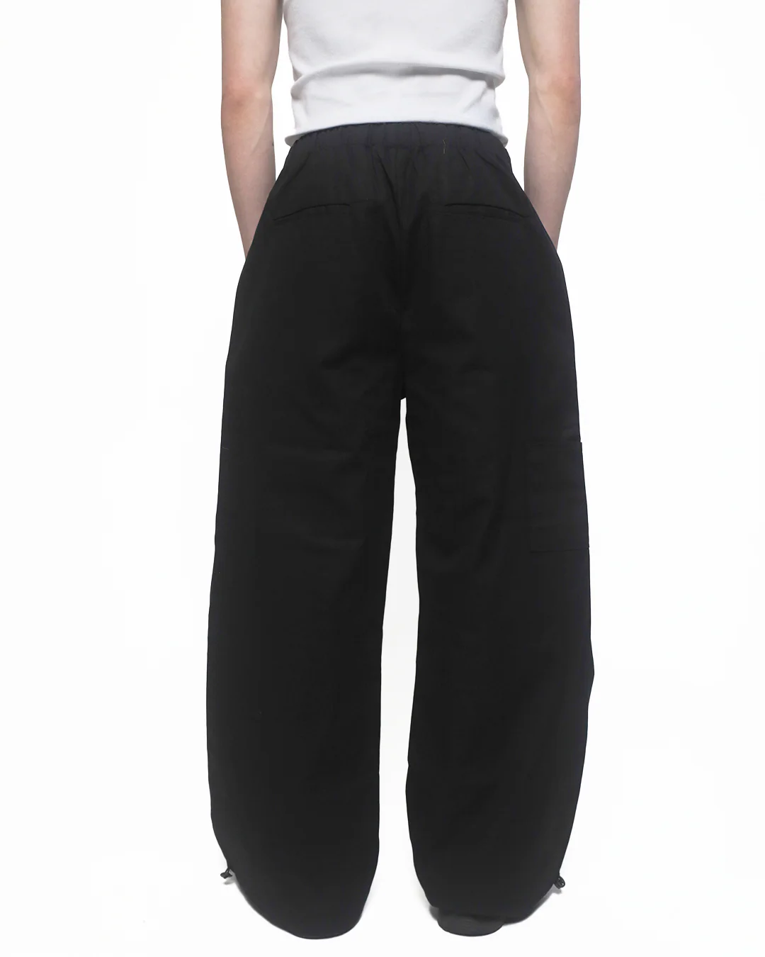 Black Canvas Pants - Image 6