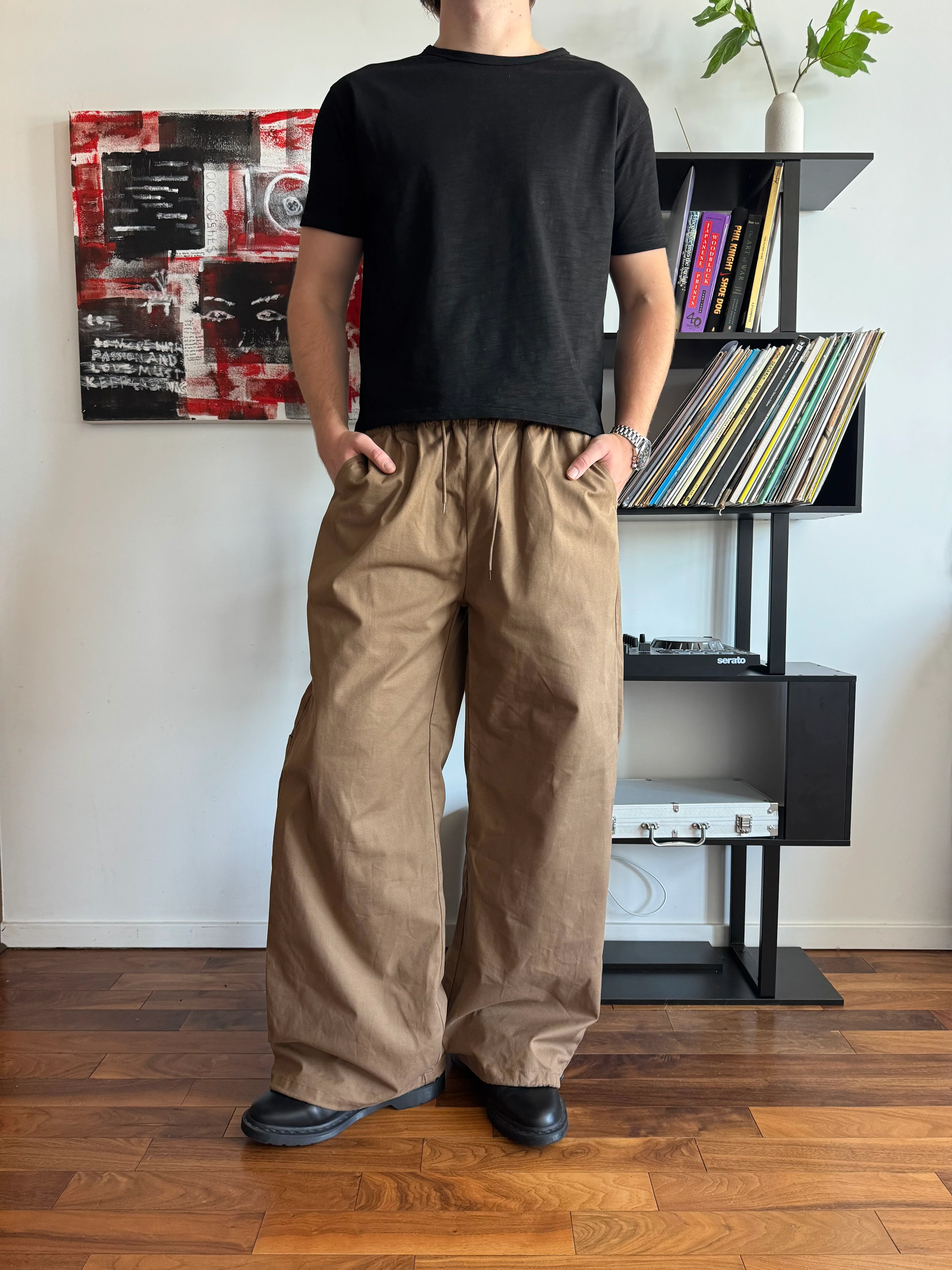 Brown Canvas Pants - Image 4