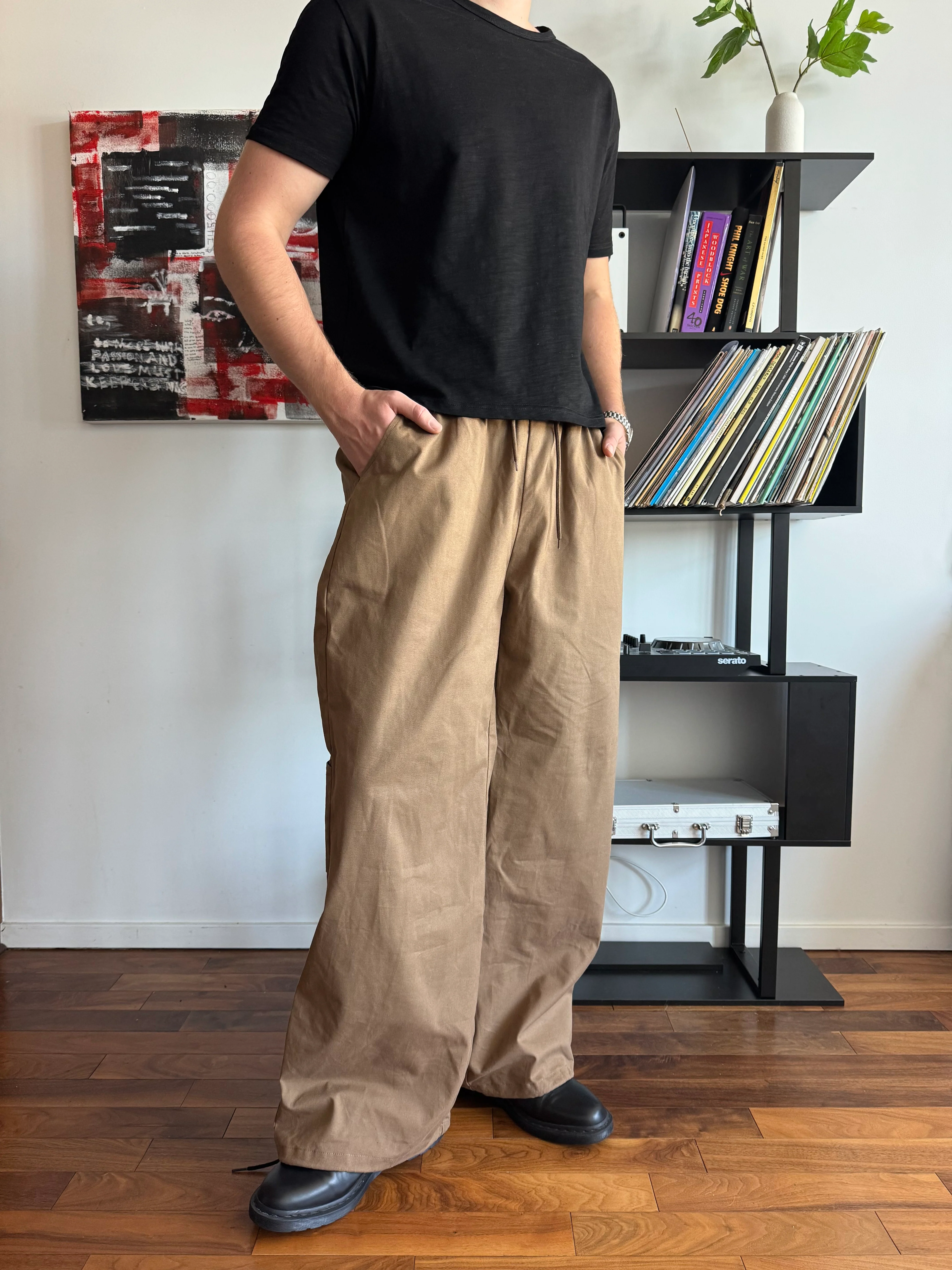 Brown Canvas Pants - Image 5