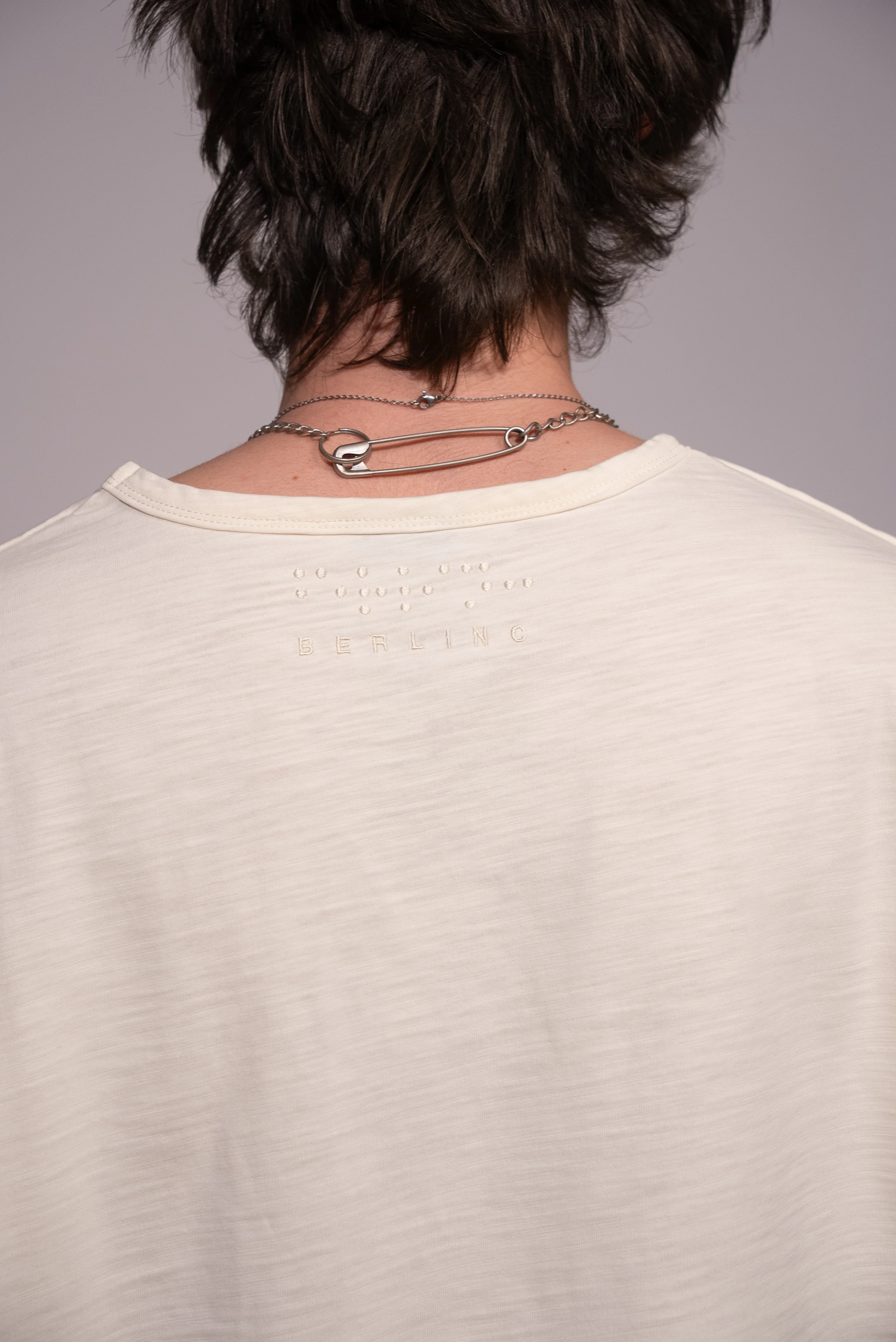 IVORY SLUB TSHIRT - Image 5