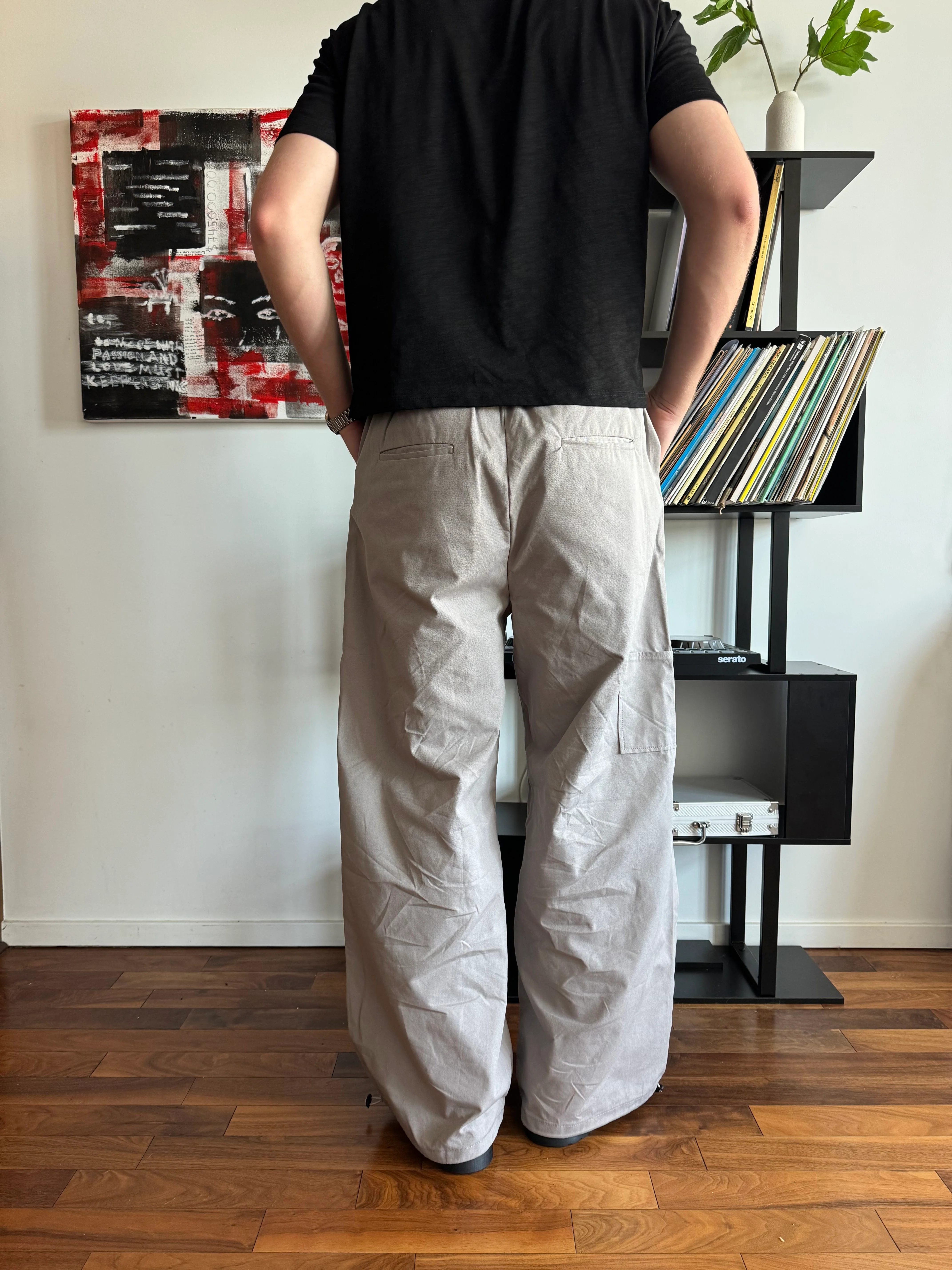 Gray Canvas Pants - Image 4