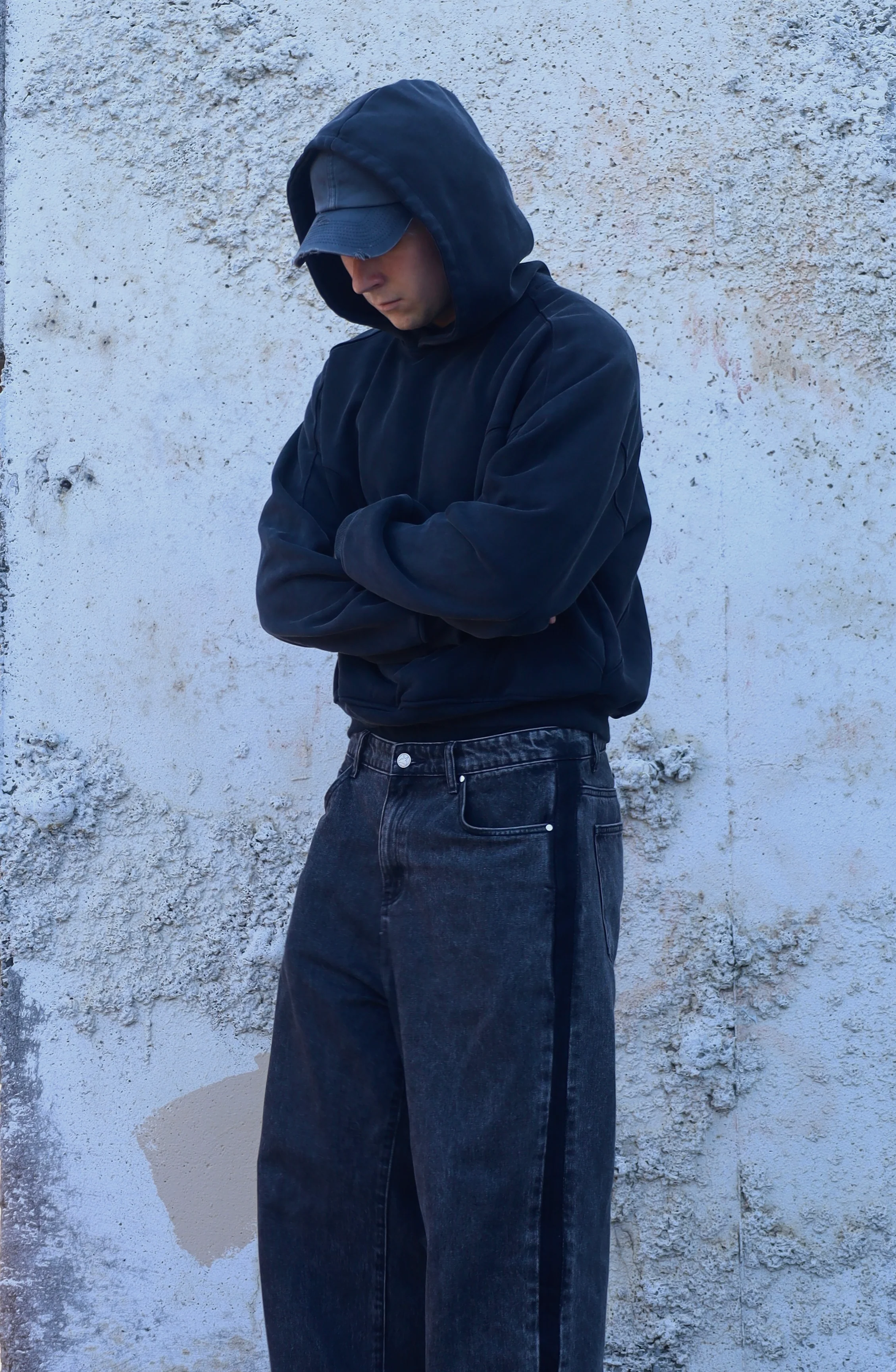 Essential Monochrome Washed Hoodie - Image 12