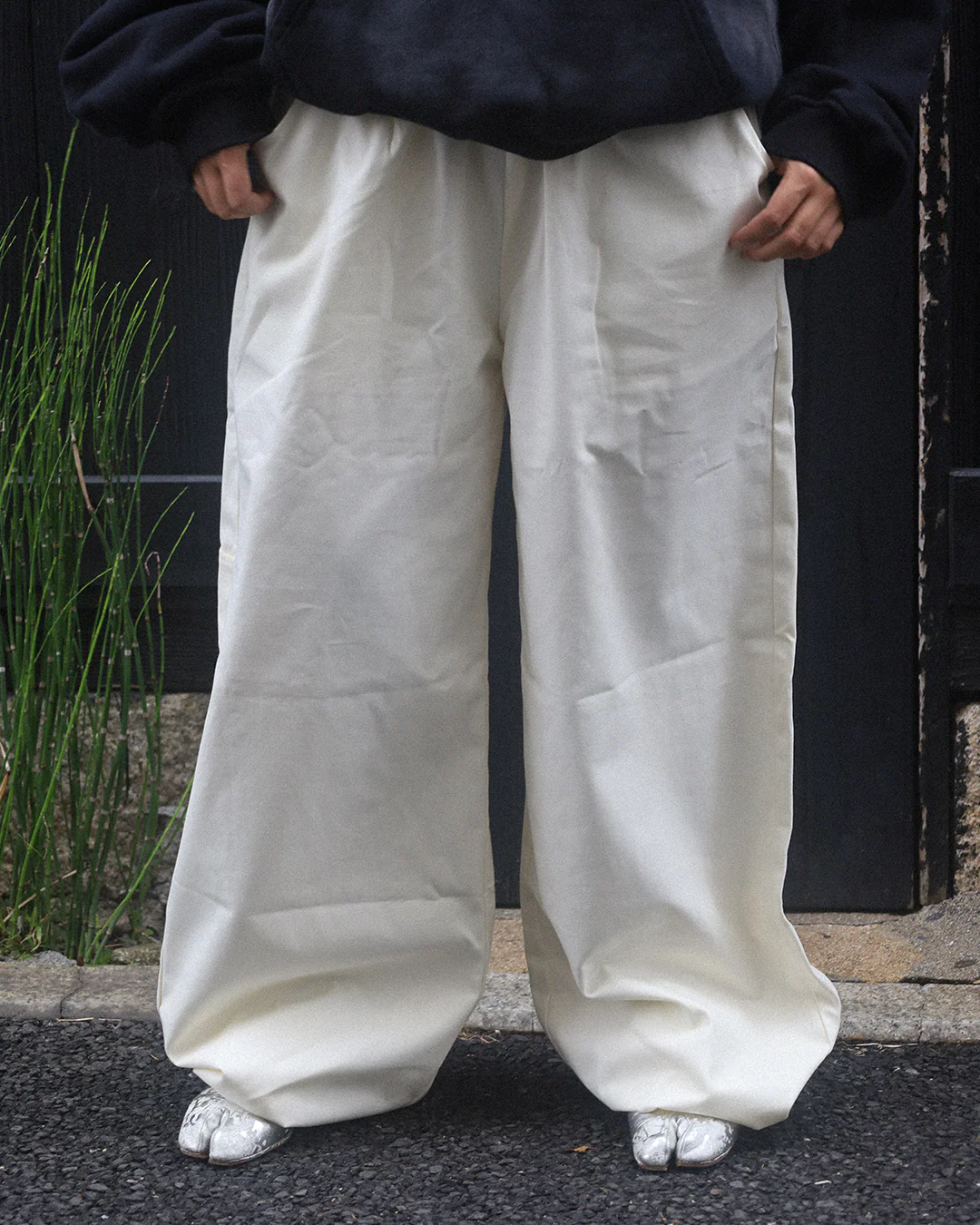 Off White Canvas Pants - Image 7