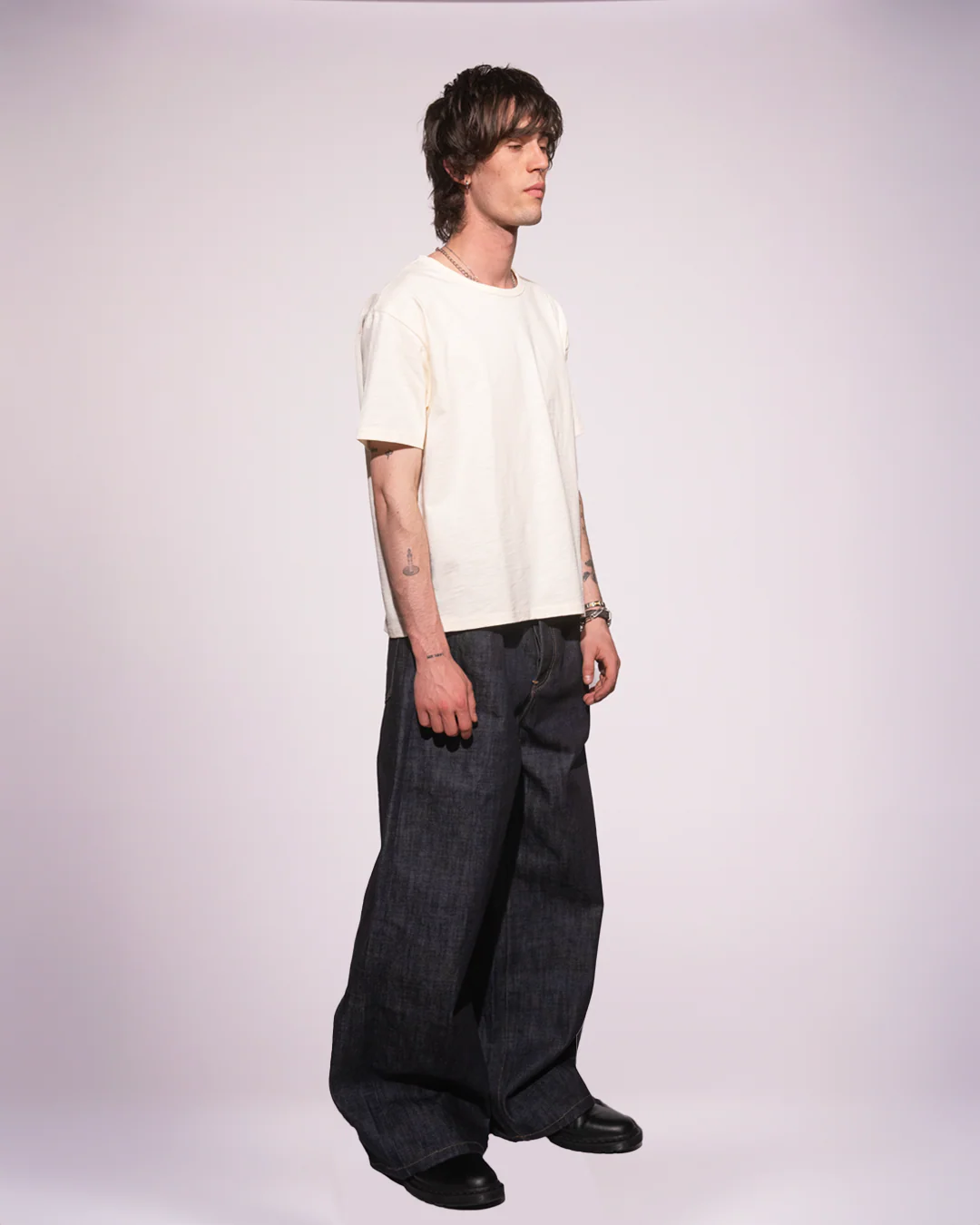 RAW INDIGO JAPANESE SELVEDGE BAGGY JEANS - Image 8