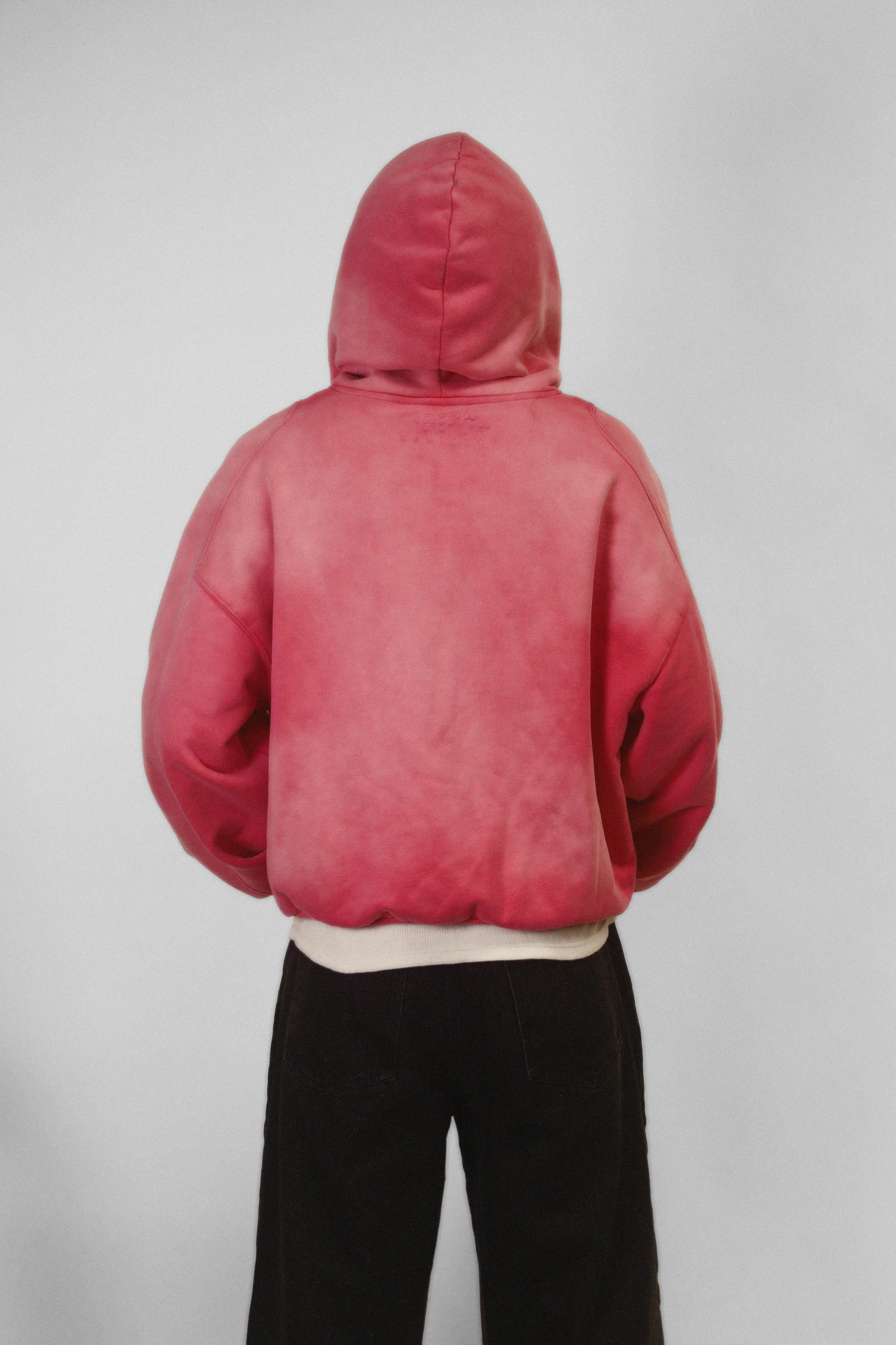 SUNFADED PINK ZIP UP HOODIE - Image 6