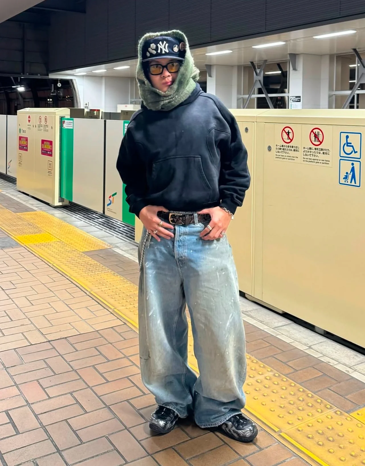 V2 Monochrome Sunfaded Hoodie - Image 10