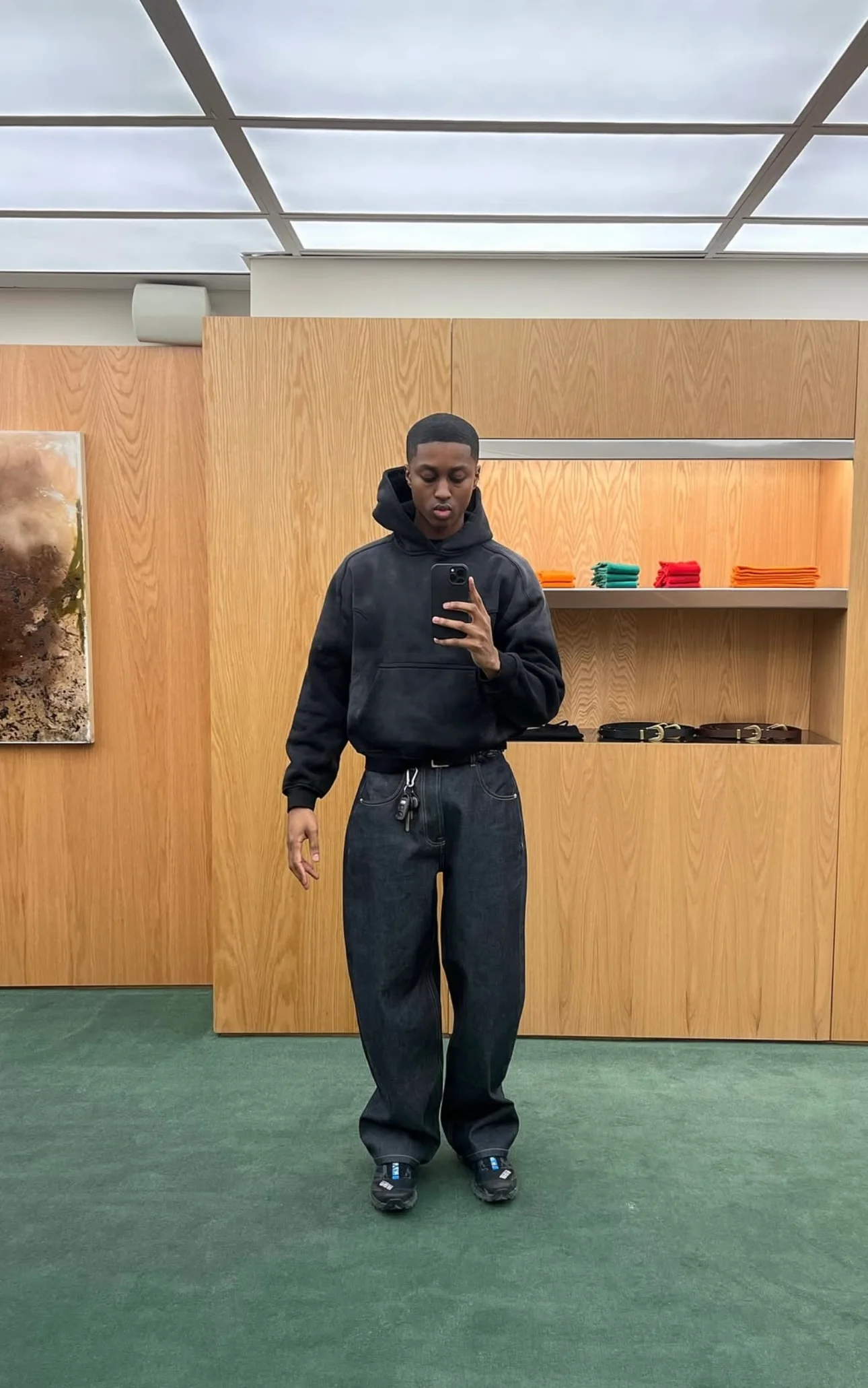 V2 Monochrome Sunfaded Hoodie - Image 11