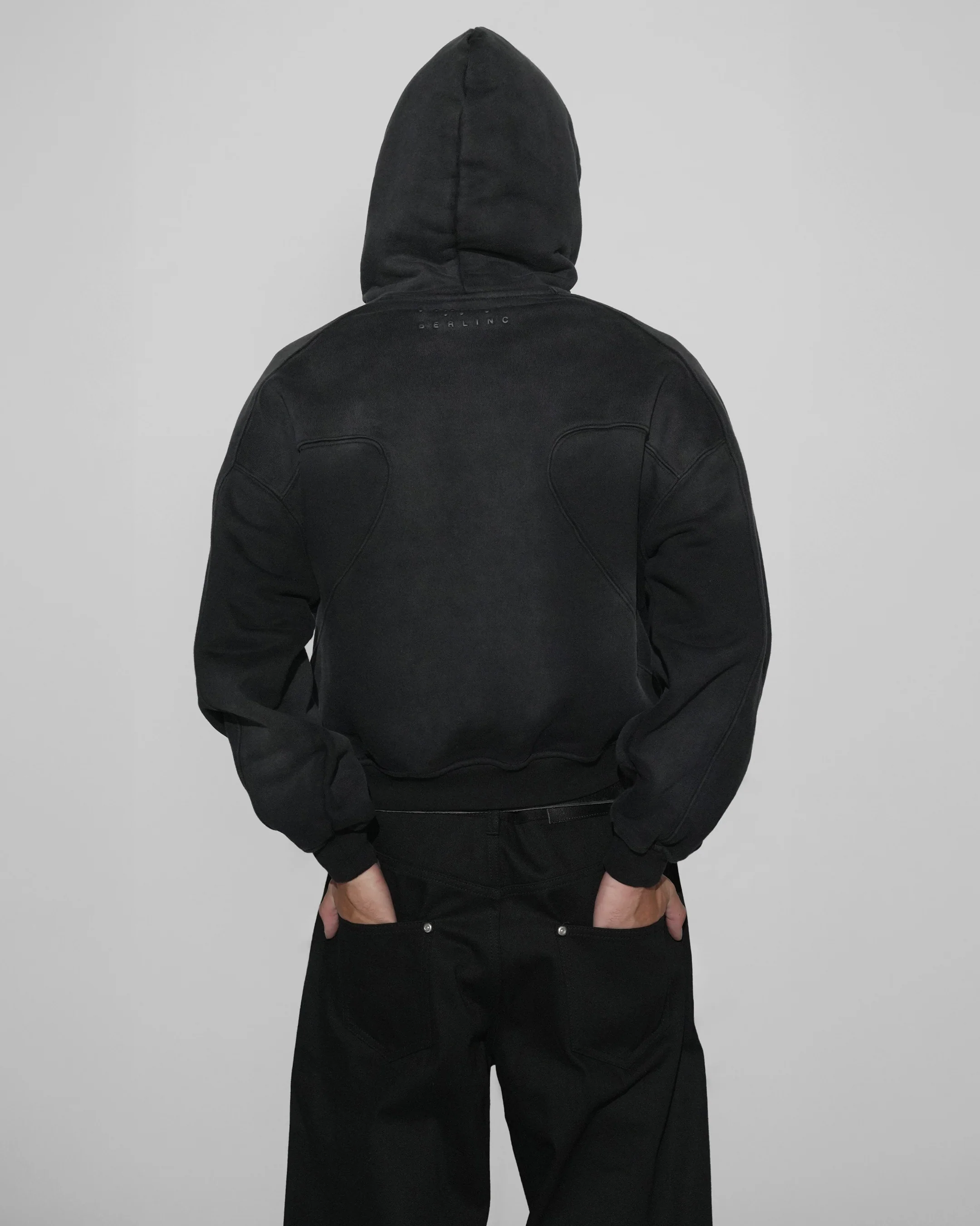 V2 Monochrome Sunfaded Hoodie - Image 4